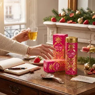Christmas Strawberry, thé noir de Noël Mariage Frères, vignette 2