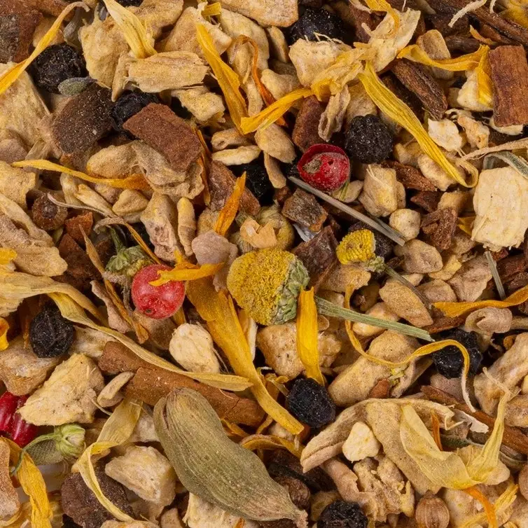 tisane épicée du soleil bio, Surya Soleil d'Épices Bio Ombelle, mélange en vrac