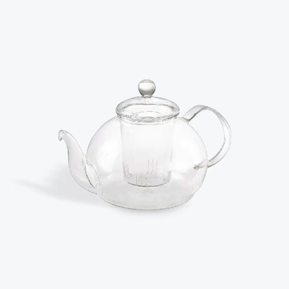 Cruche en verre Lu faite à la main 1,2 L