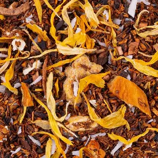 rooibos coco bio, Rooibos Colada Coco Ananas Bio Ombelle, mélange en vrac, vignette 1