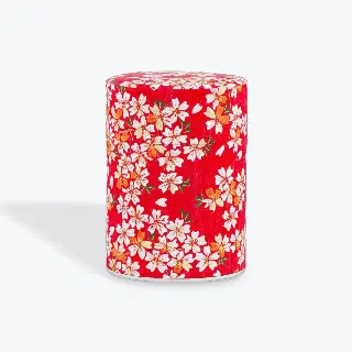 Boîte à thé washi Akemi Esprit Céladon, feuilles de ginkgo jaunes et grises, vignette 14