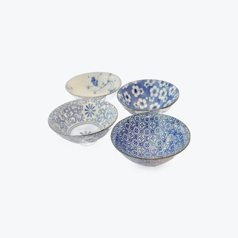 Tasse à thé en porcelaine 'Ahri' 80 ml, 4 assortiments