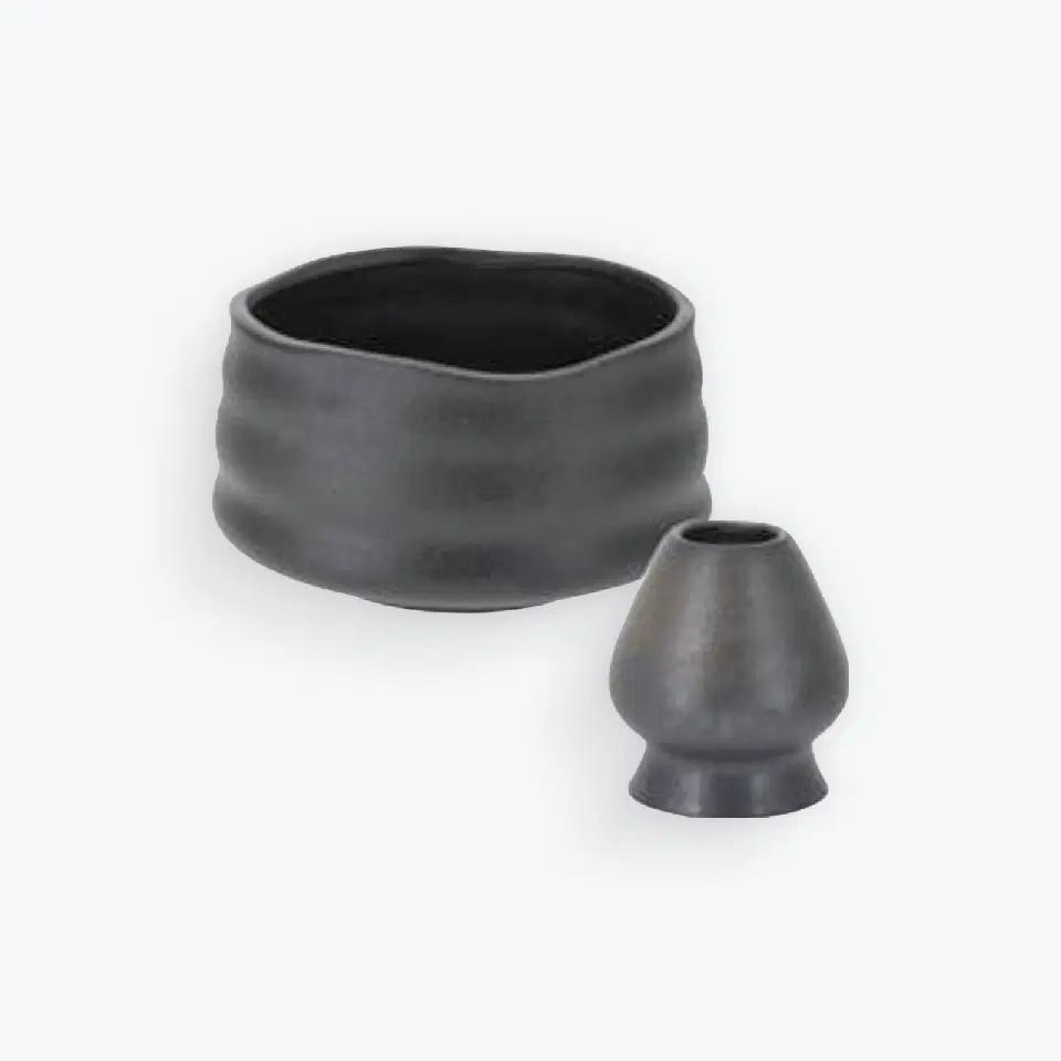 Bol à matcha japonais Noir 450 ml chawan