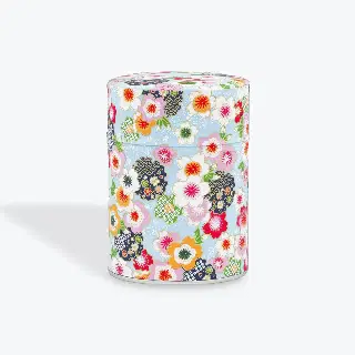 Boîte à thé washi Akemi Esprit Céladon, feuilles de ginkgo jaunes et grises, vignette 40