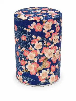 Boîte à thé washi Akemi Esprit Céladon, feuilles de ginkgo jaunes et grises, vignette 18