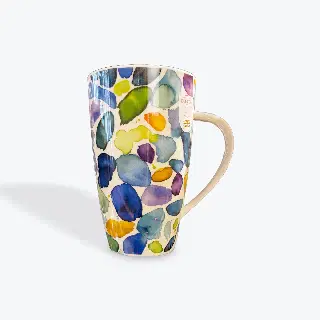 Mug fine bone china Dunoon Agapanthus, porcelaine fine anglaise, Henley, vignette 2