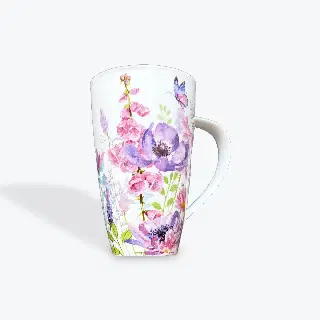 Mug fine bone china Dunoon Agapanthus, porcelaine fine anglaise, Henley, vignette 4