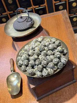 Fleur d'Orient, thé vert au jasmin Mariage Frères, vignette 3